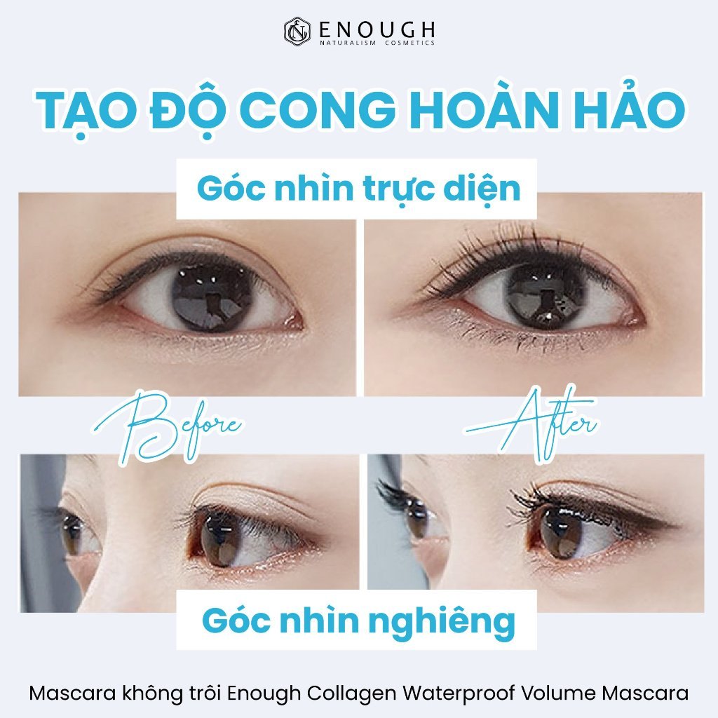 Mascara Enough Collagen Waterproof Volume