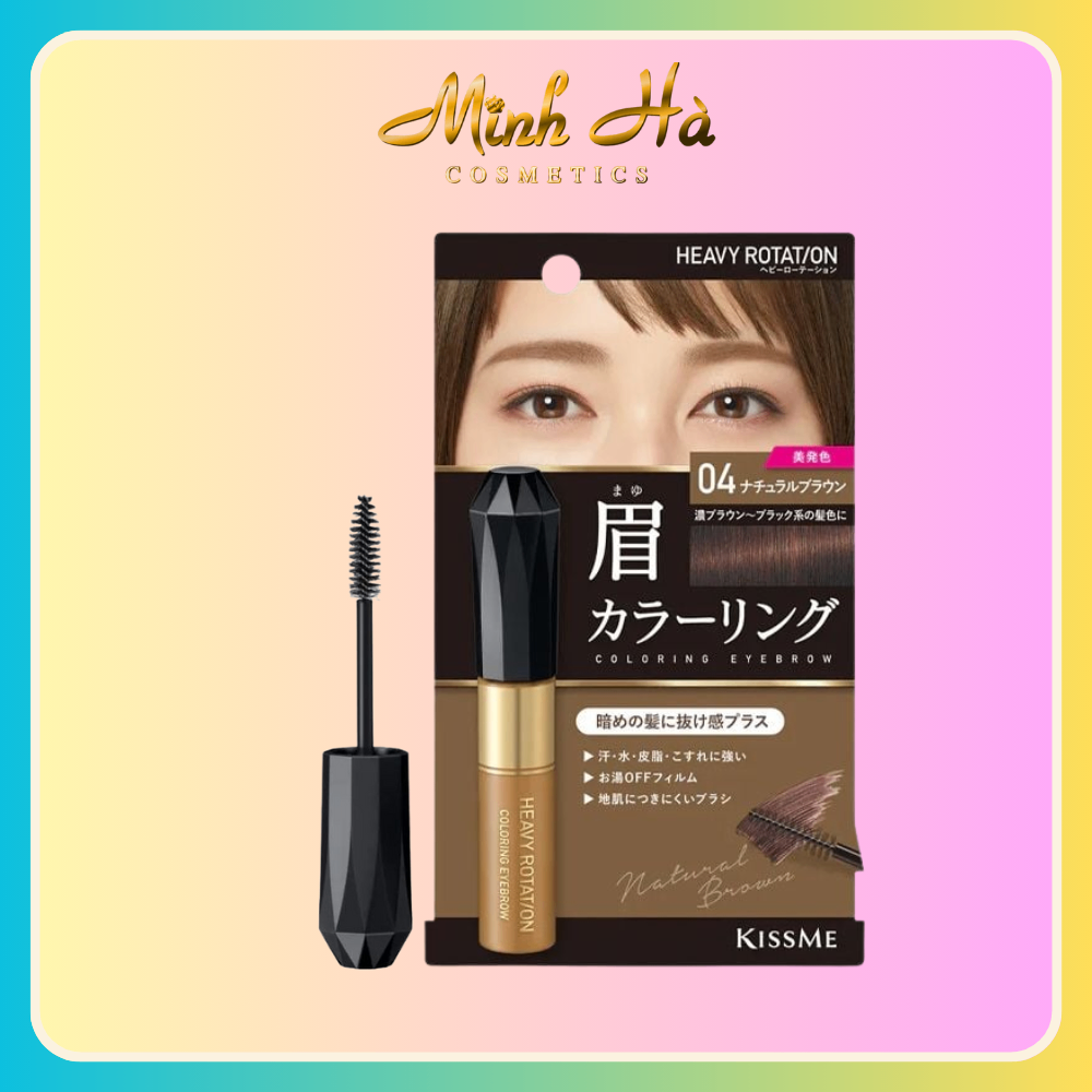 Mascara chân mày Kiss me Heavy Rotation Coloring Everybrow Ex #04