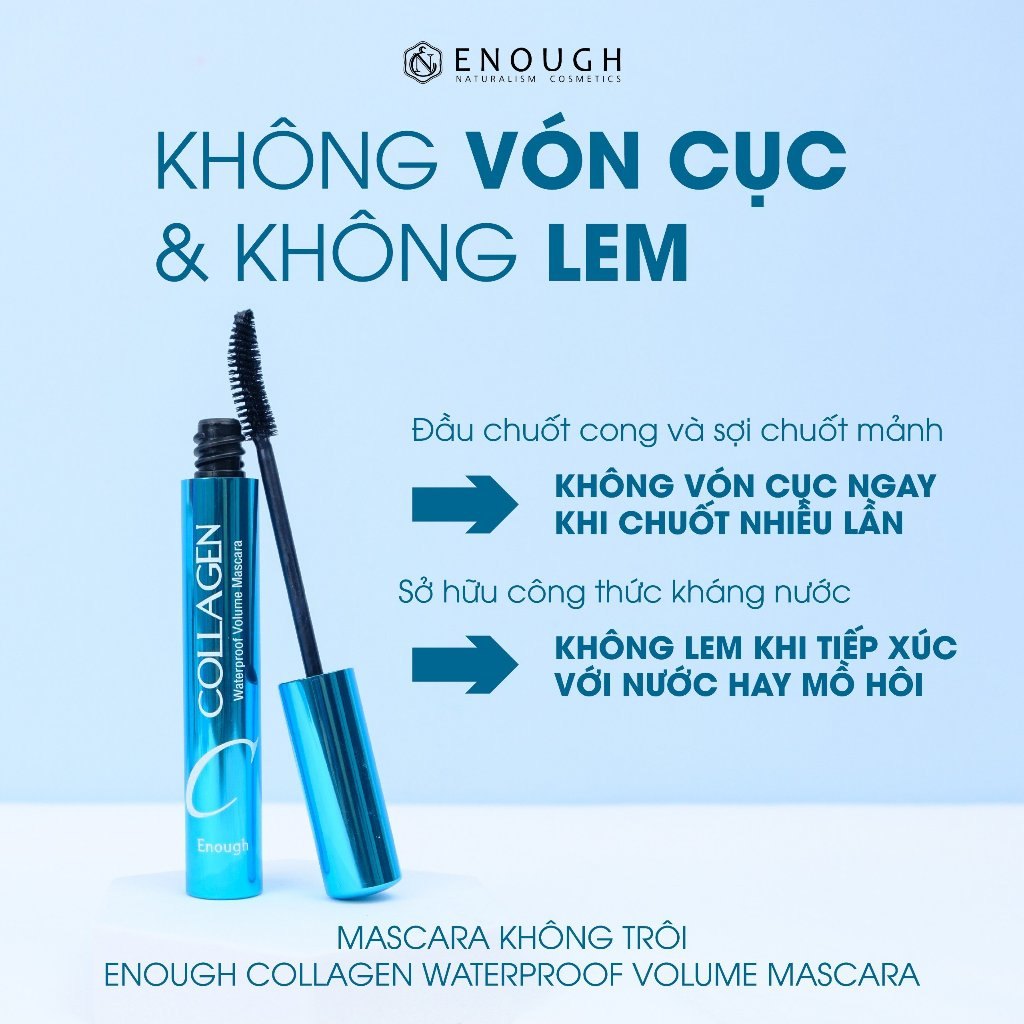 Mascara Enough Collagen Waterproof Volume