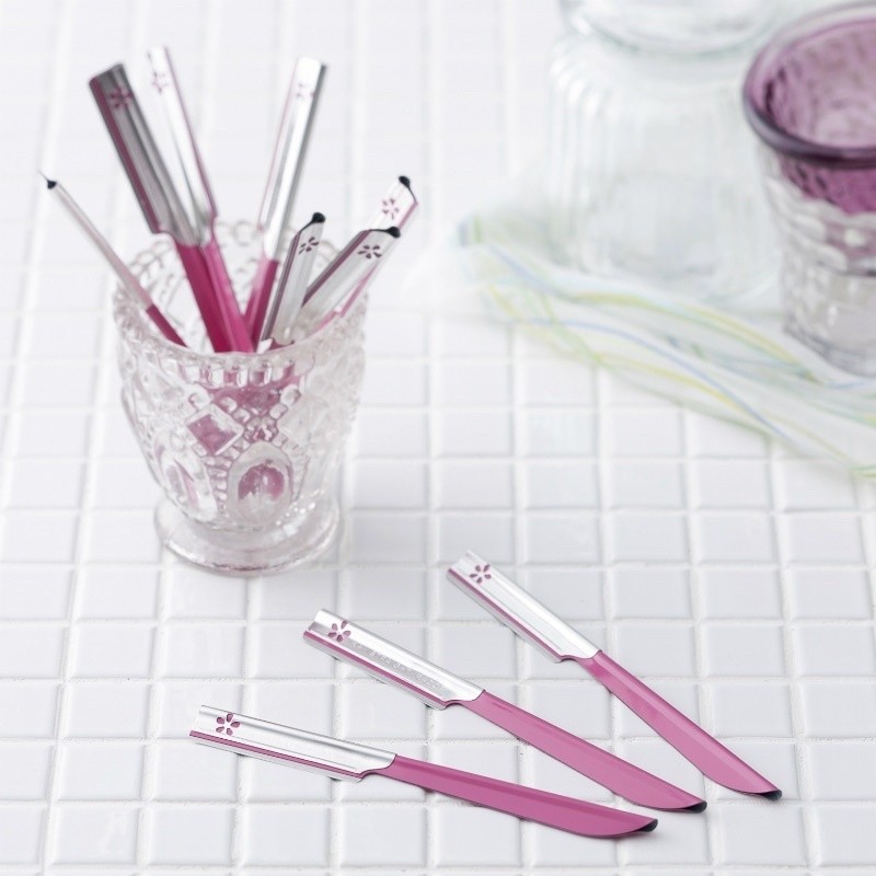 Set 5 dao cạo lông mày Kai Razor Beauty M BTM-5F1