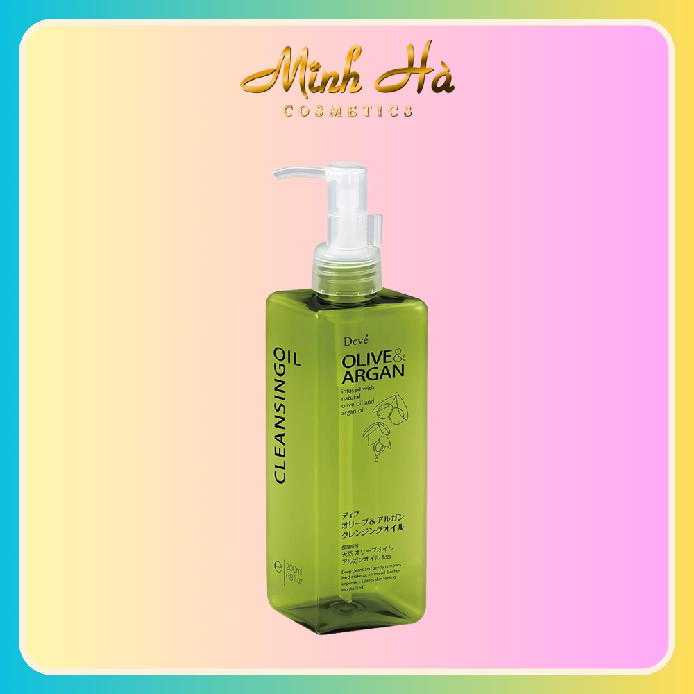 Dầu tẩy trang Deve Olive Argan 200ml