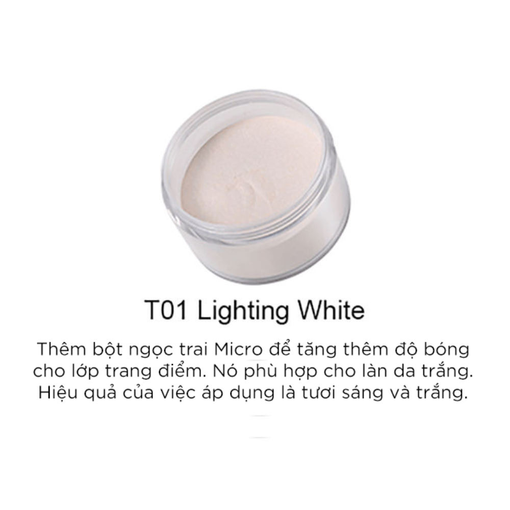 Phấn phủ Artmiss Transparent Matte Powder 30g kiềm dầu cố định lớp nền tạo hiệu ứng lì mịn tự nhiên