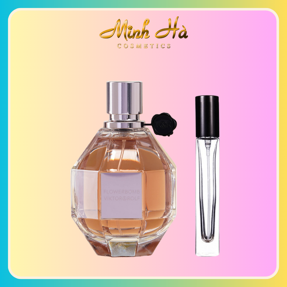 Chiết 10ml nước hoa Viktor & Rolf Flowerbomb EDP (Màu vàng thấp)