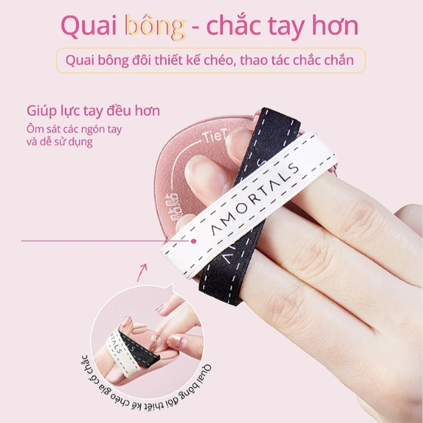Hộp mút trang điểm AMORTALS Tietie 3pcs