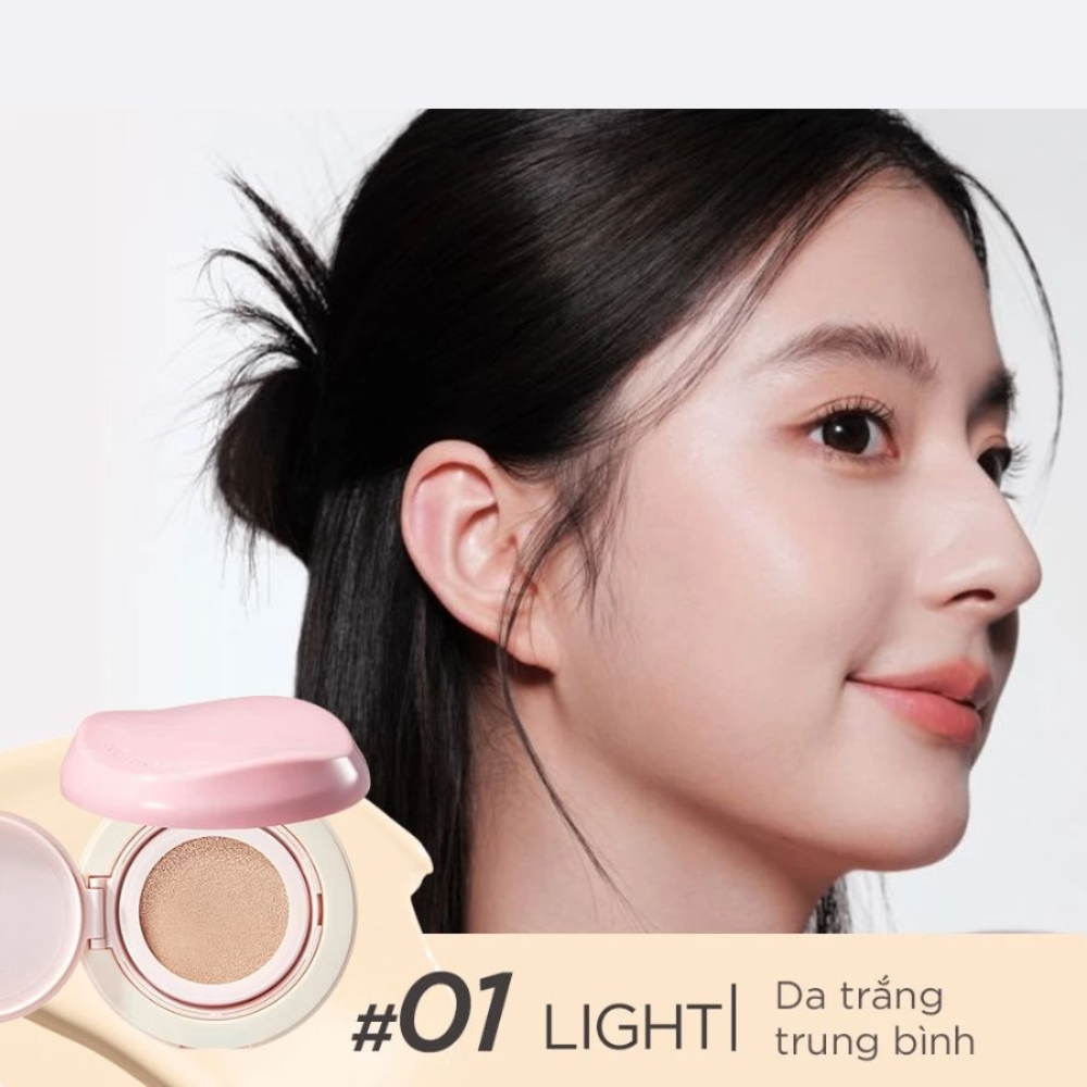 Phấn nước Judydoll Fresh Matte Cushion 12.5g mỏng nhẹ và bền màu suốt ngày
