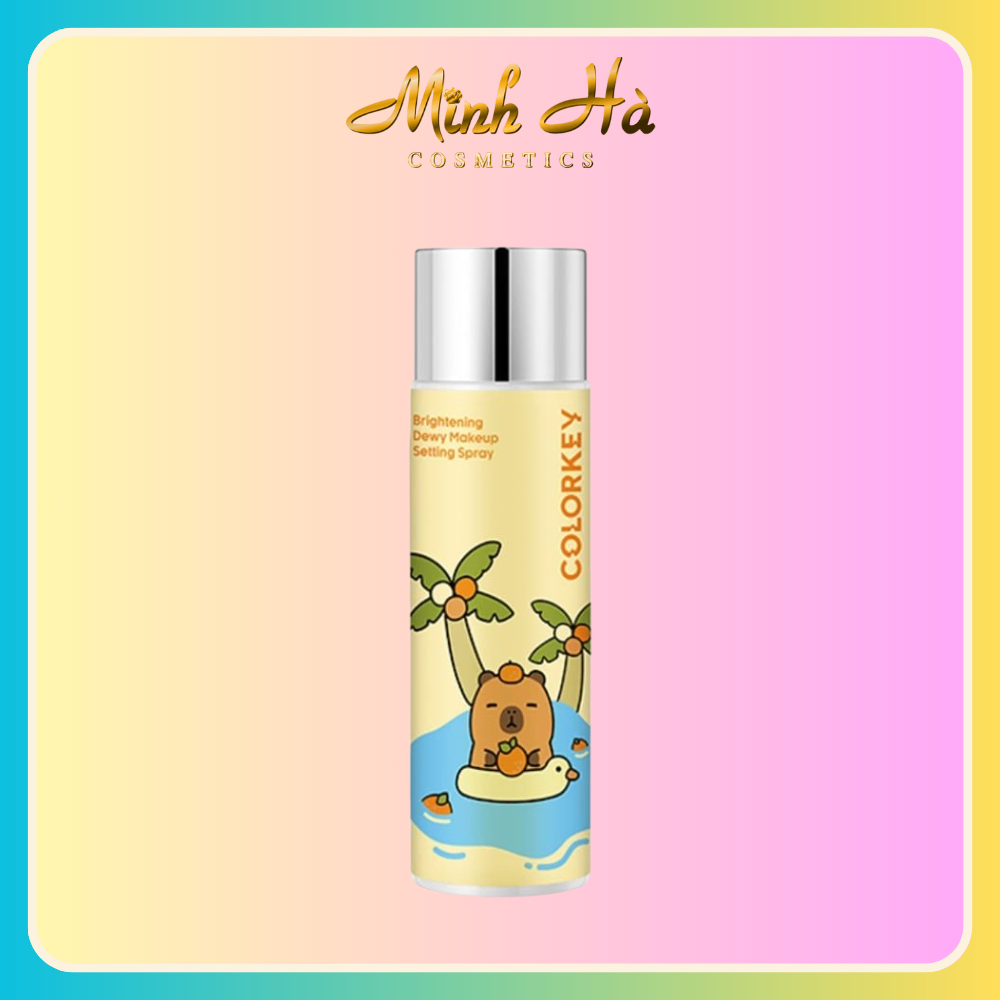 Xịt khóa nền makeup Colorkey Brighrening Dewy Makeup Setting Spray 100ml