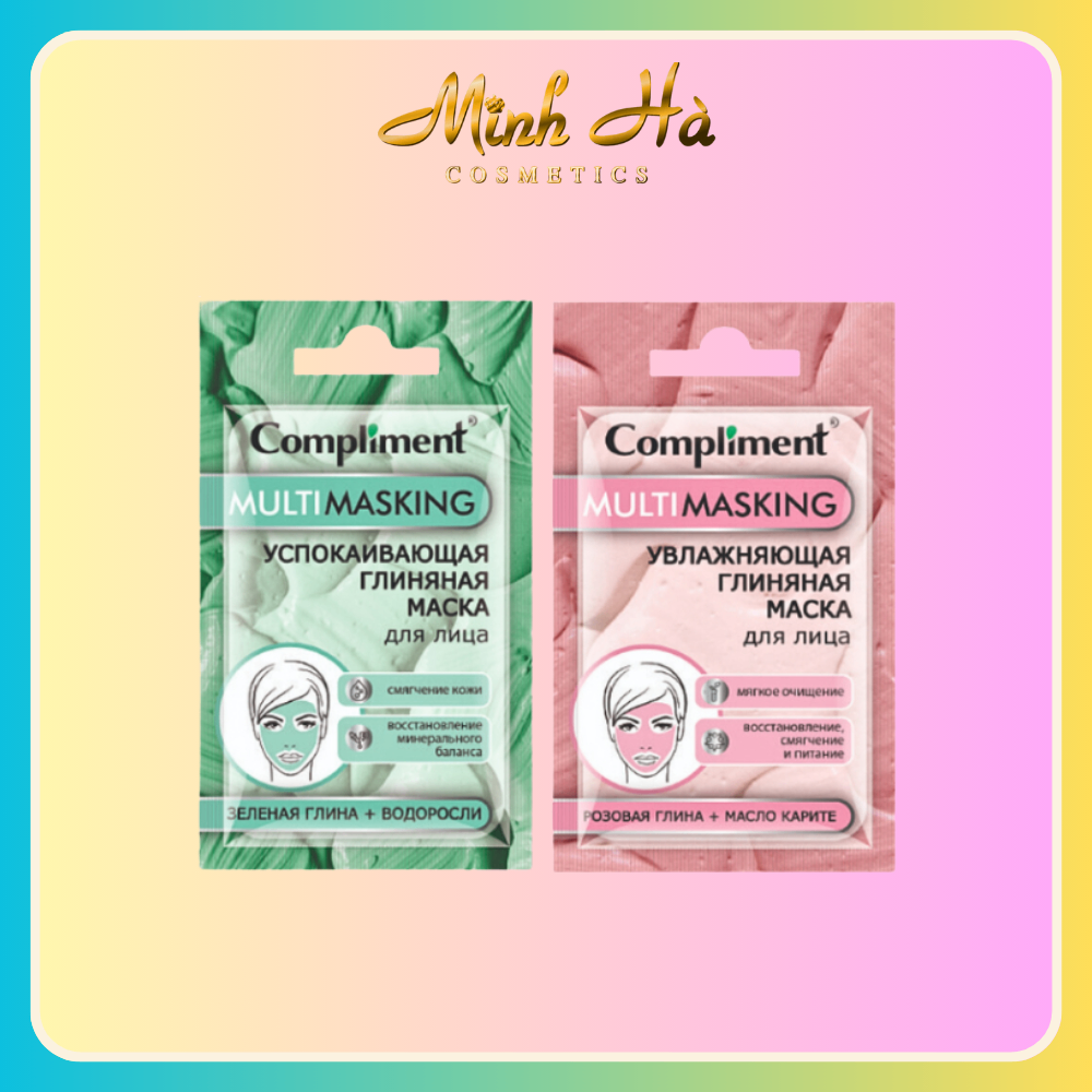 Gói mặt nạ Compliment Multimasking 7ml làm dịu da thải độc da