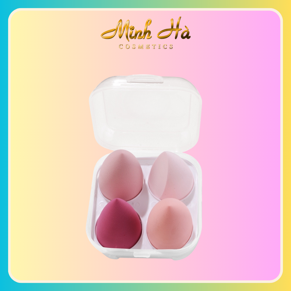 Hộp bông mút trang điểm MAANGE 4pcs 9452-1