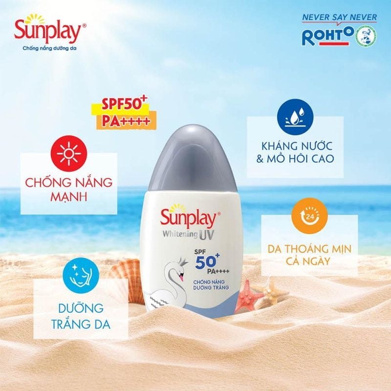 Sữa chống nắng Sunplay Whitening UV SPF50+ PA++++ 30g