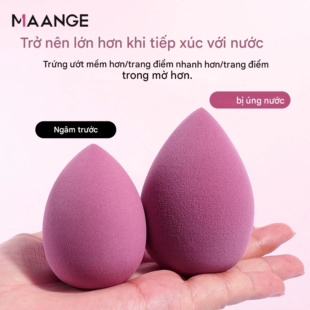 Hộp bông mút trang điểm MAANGE 4pcs 9452-1