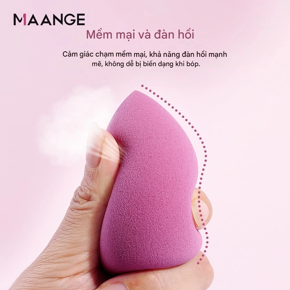 Hộp bông mút trang điểm MAANGE 4pcs 9452-1