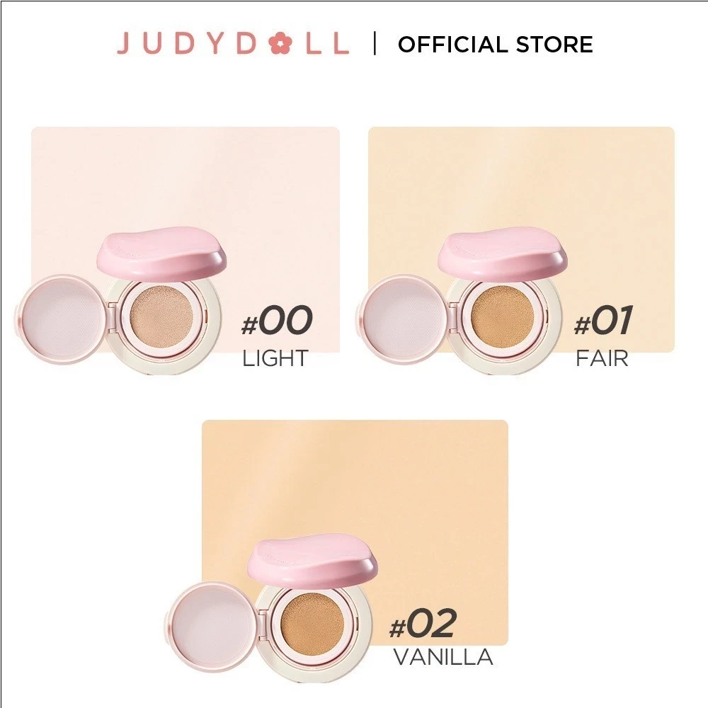 Phấn nước Judydoll Fresh Matte Cushion 12.5g mỏng nhẹ và bền màu suốt ngày