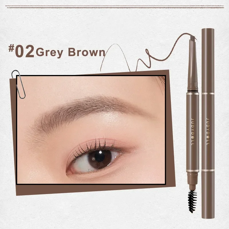 Chì kẻ mày Judydoll Long-lasting Eyebrow Gel Pencil #02 dễ kẻ lâu trôi lên màu tự nhiê