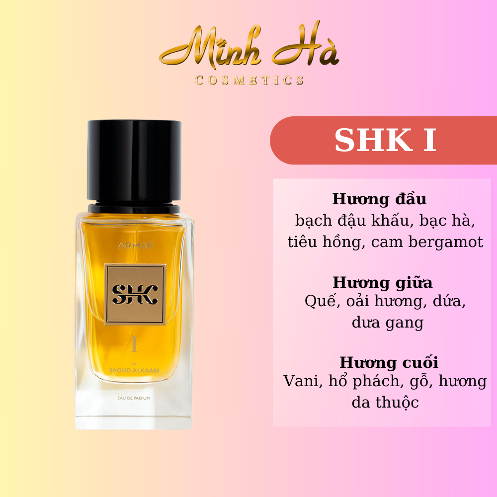Chiết 10ml nước hoa ARMAF SHK I EDP 100ml