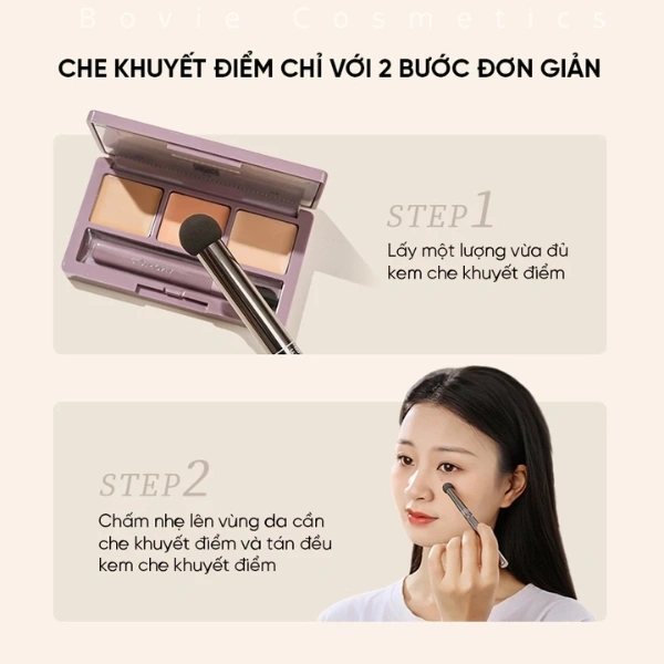 Cọ che khuyết điểm 2 đầu AMORTALS Double Concealer Brush