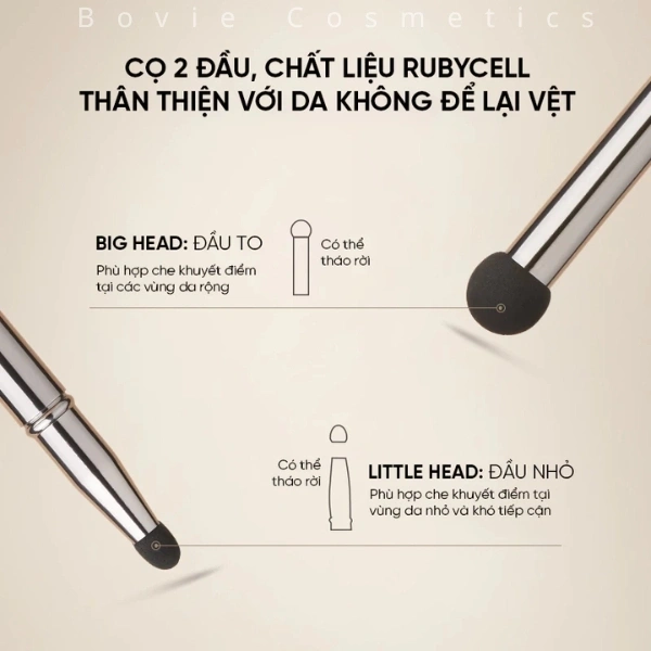 Cọ che khuyết điểm 2 đầu AMORTALS Double Concealer Brush