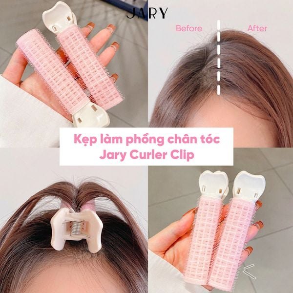 Kẹp làm phồng chân tóc Jary Hair Curler Clip (set 2c)