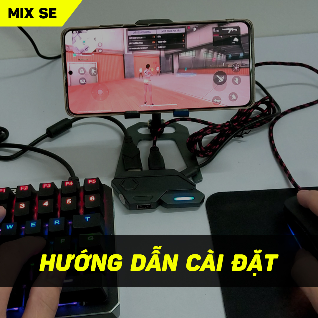 Hướng dẫn cài đặt Mix SE chơi game Free Fire