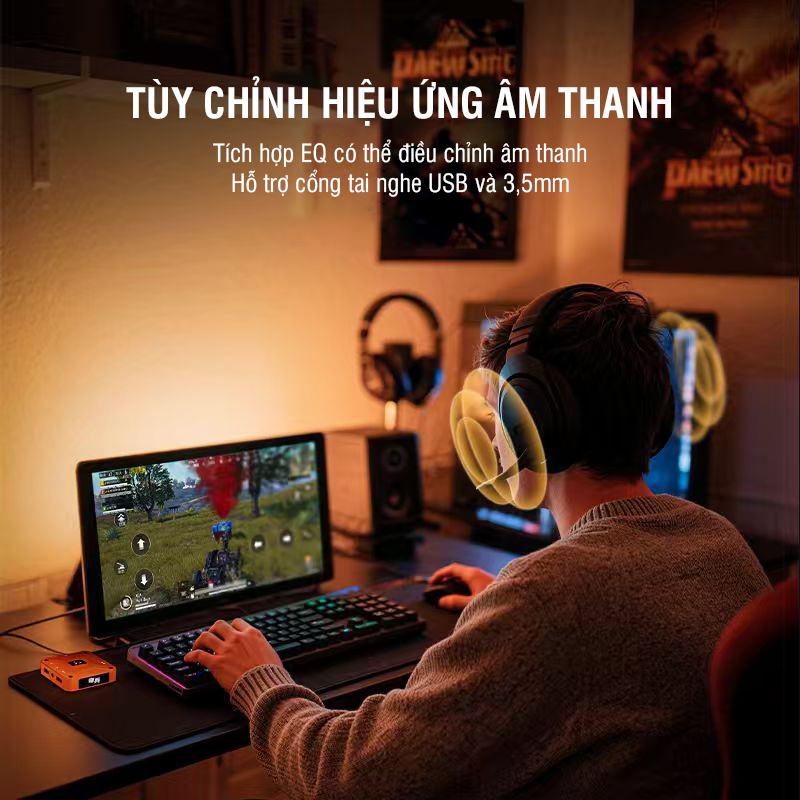 Bộ chuyển đổi bàn phím và chuột Aimzenix AX360M dành cho iPhone, iPad