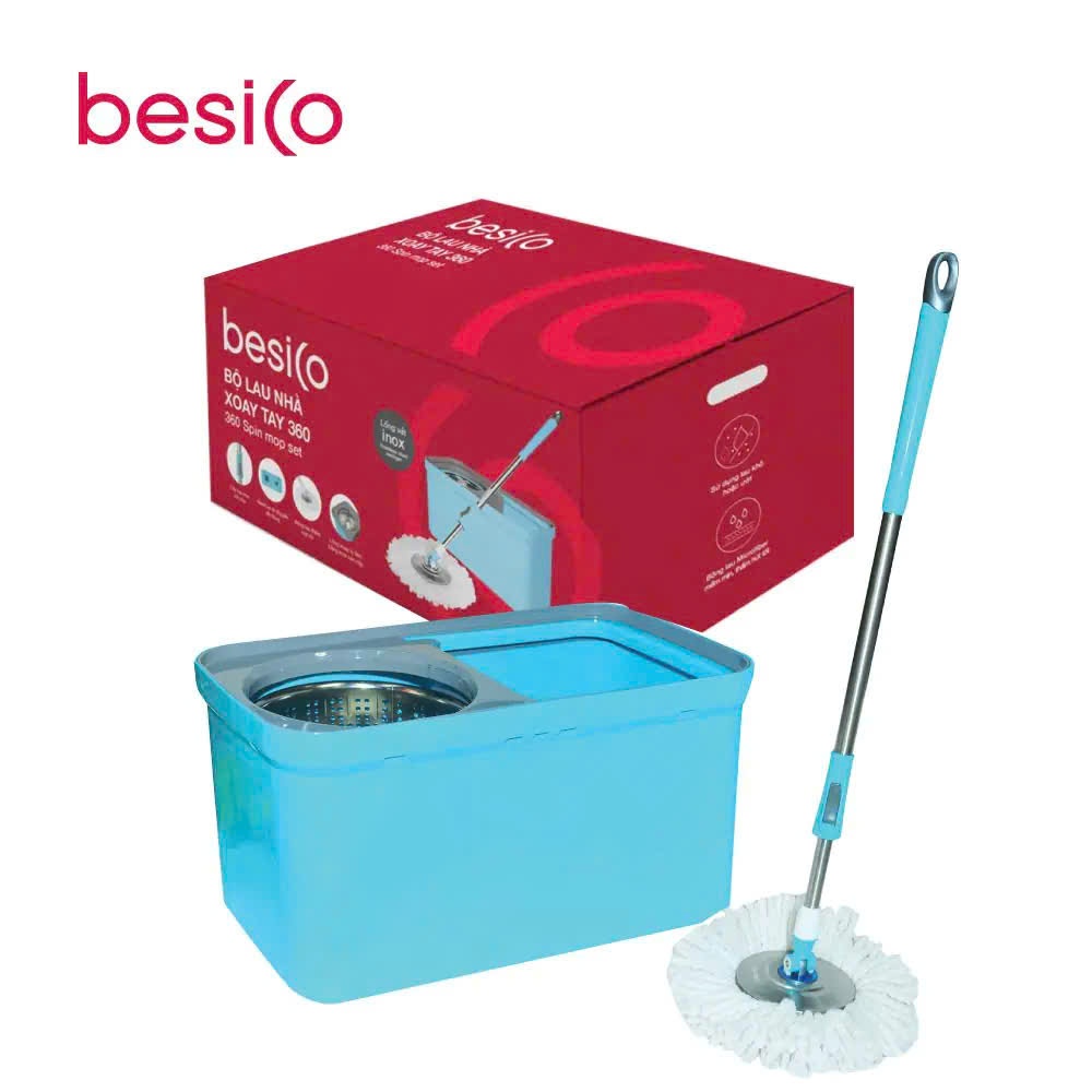 Bộ lau nhà Besico lồng inox