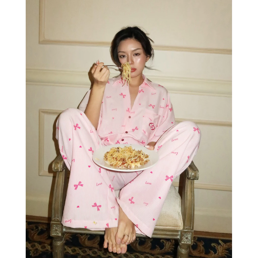 SLEEEPI - RIBBON Hồng Nơ