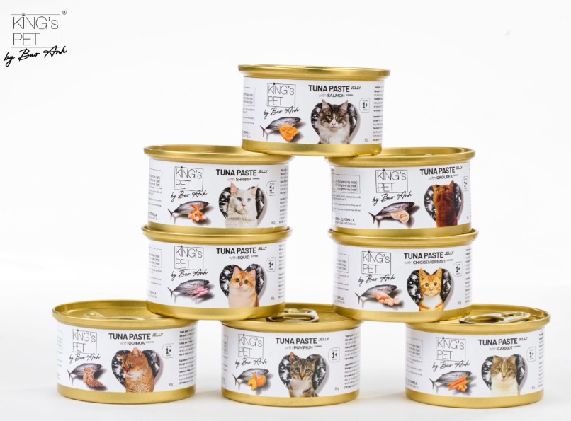 Pate King's Pet là dòng thức ăn ướt cao cấp dành cho chó mèo