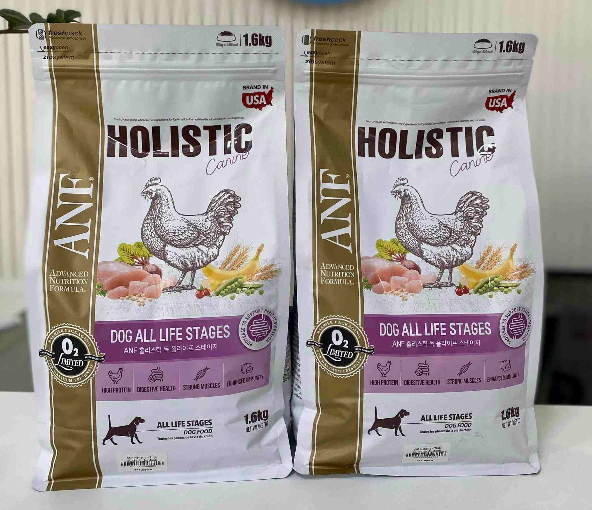 Thức ăn ÀN Holistic cung cấp nguồn dinh dưỡng cần thiết cho chó