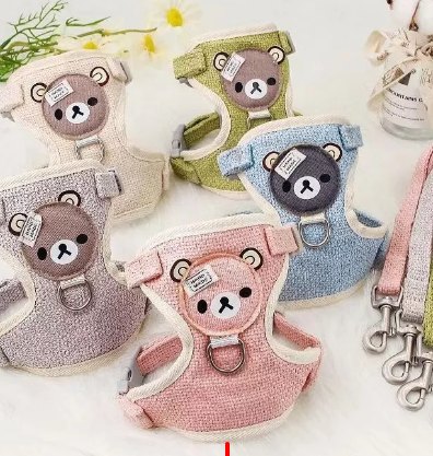 Dắt yếm caro gấu M