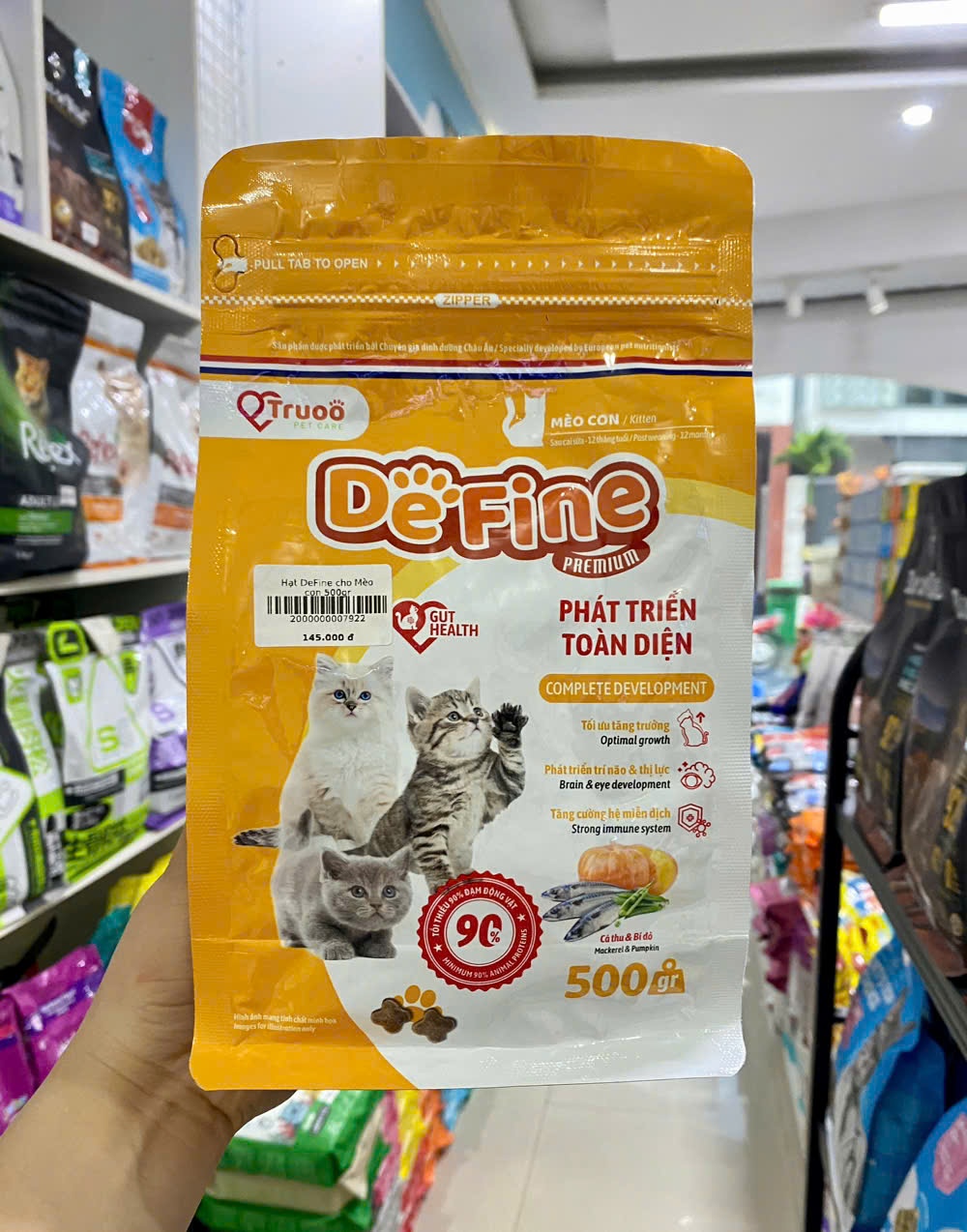 Hạt DeFine cho Mèo con 500gr