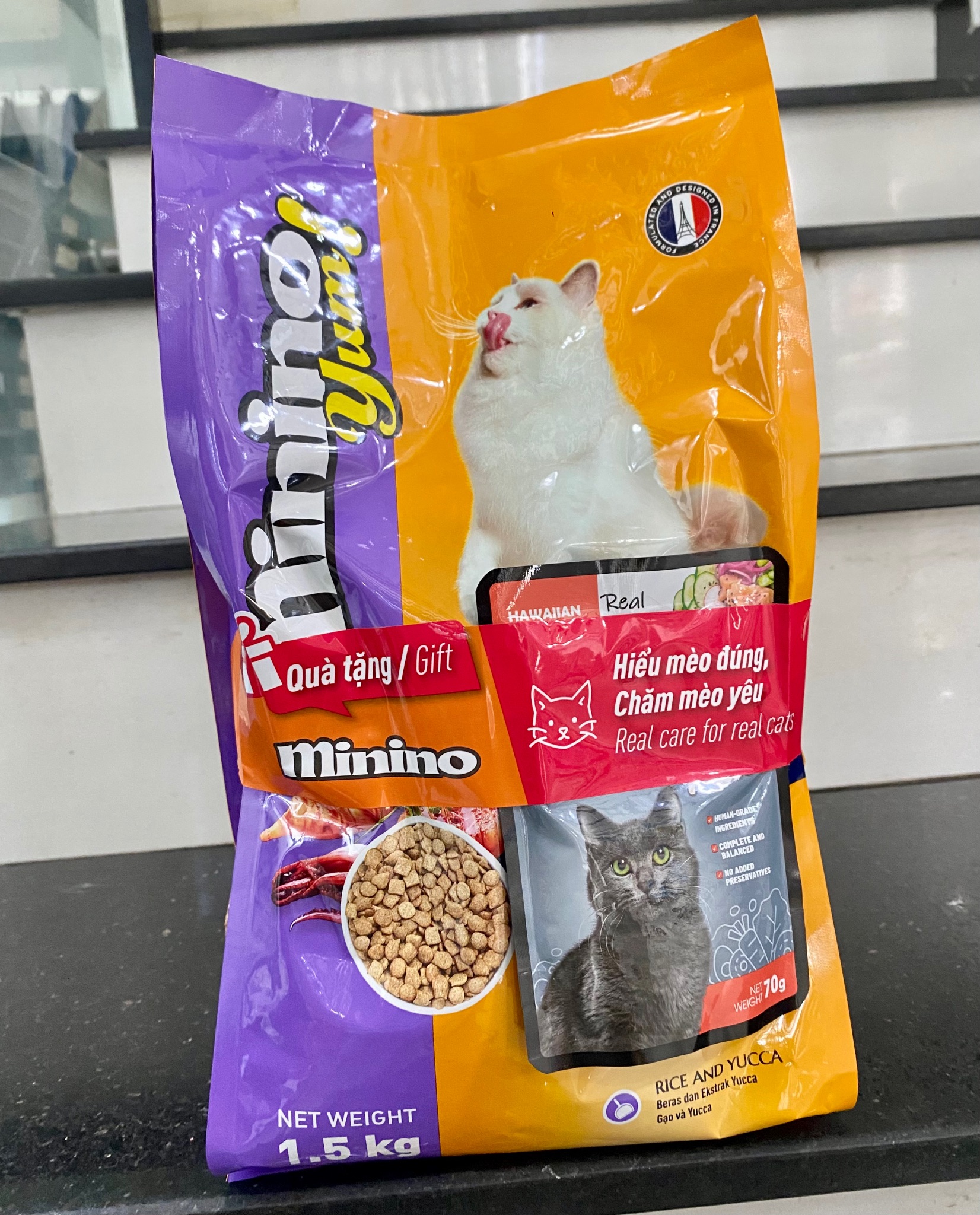 Hạt Minino Yum Mực 1.5kg