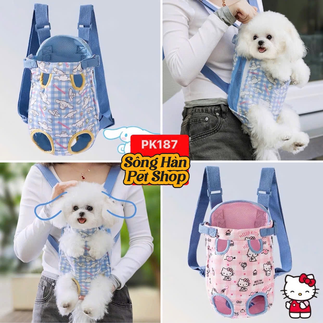 Địu Hello Kitty size S