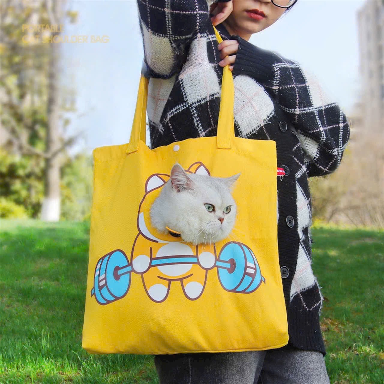Túi tote ngộ ngĩnh 38*30*15cm