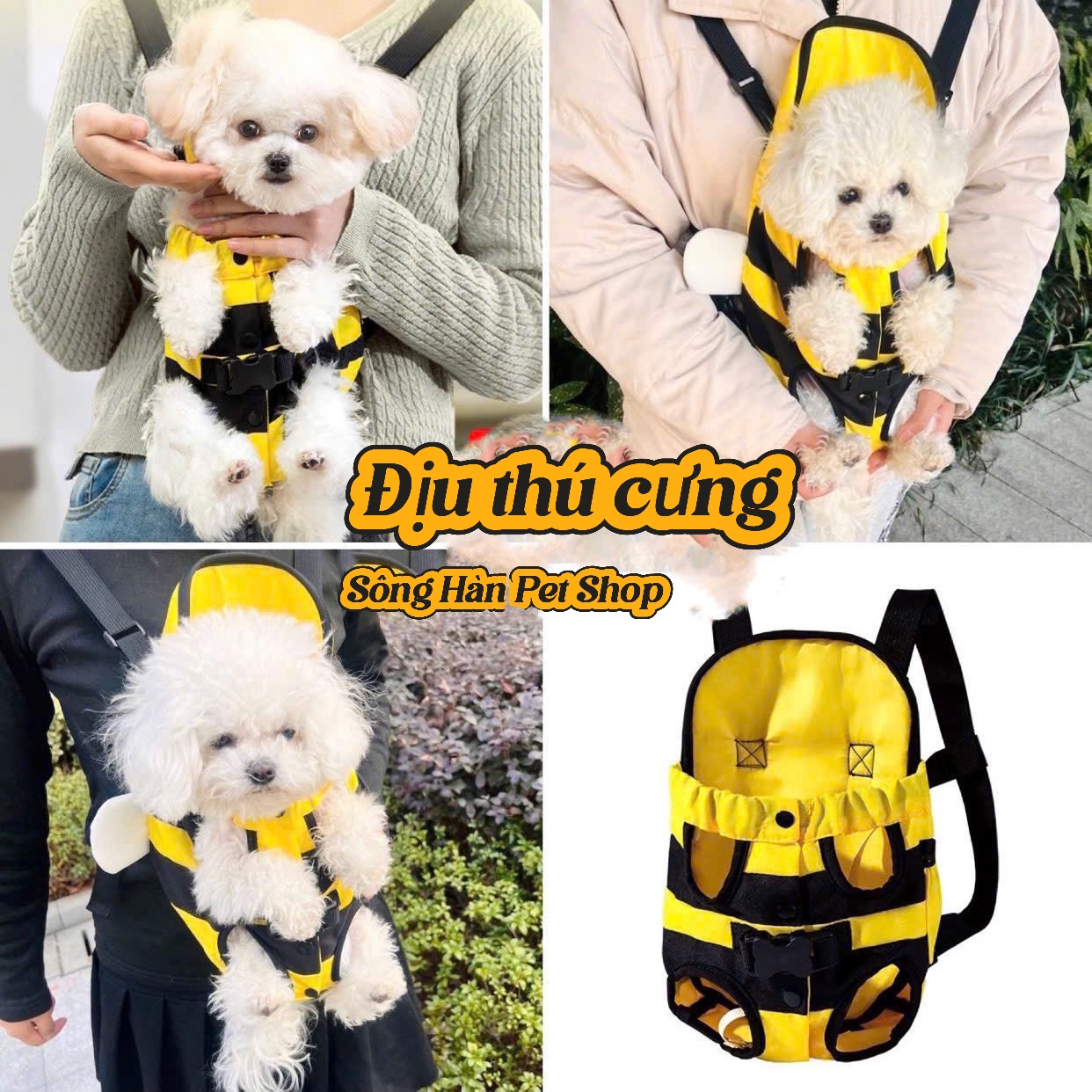 địu ong vàng size S