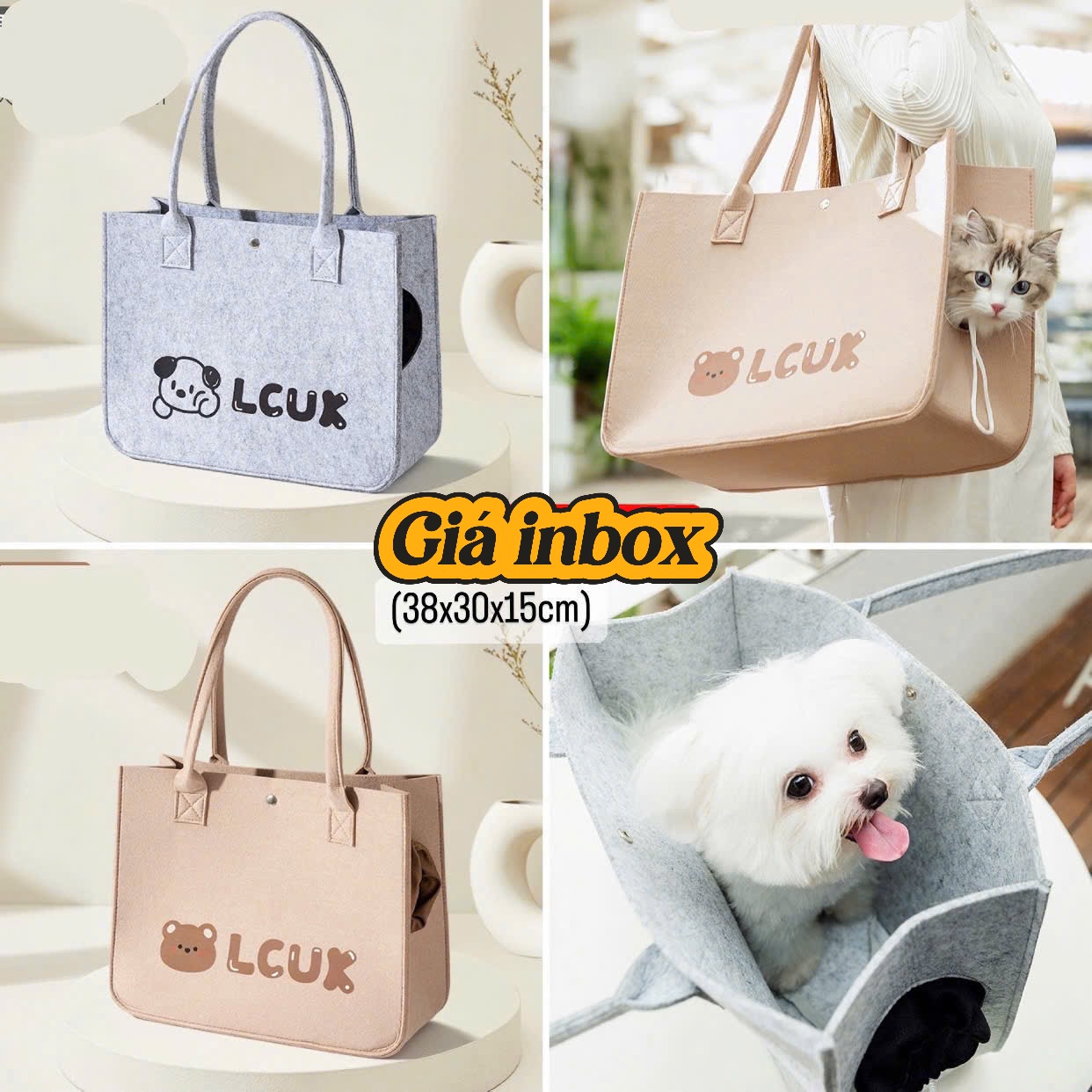 Túi tote Cluck 38*30*15cm