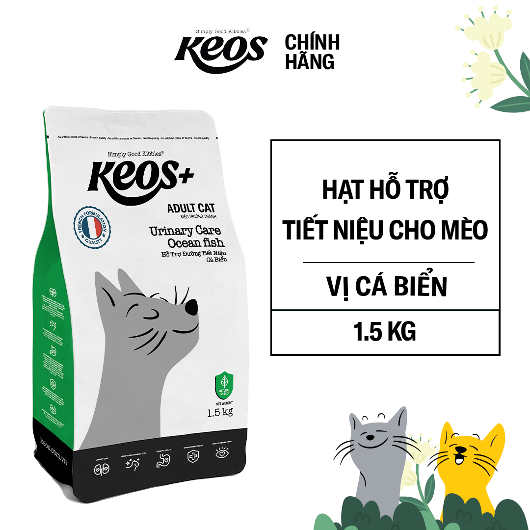 Hạt Keos Mèo Tiết Niệu 1.5kg