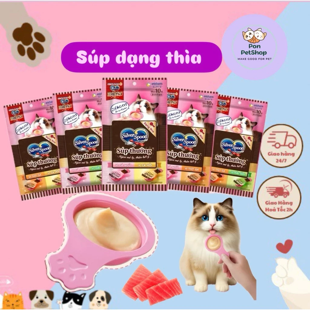 Súp thưởng Silver thìa ( gói 4 muỗng )