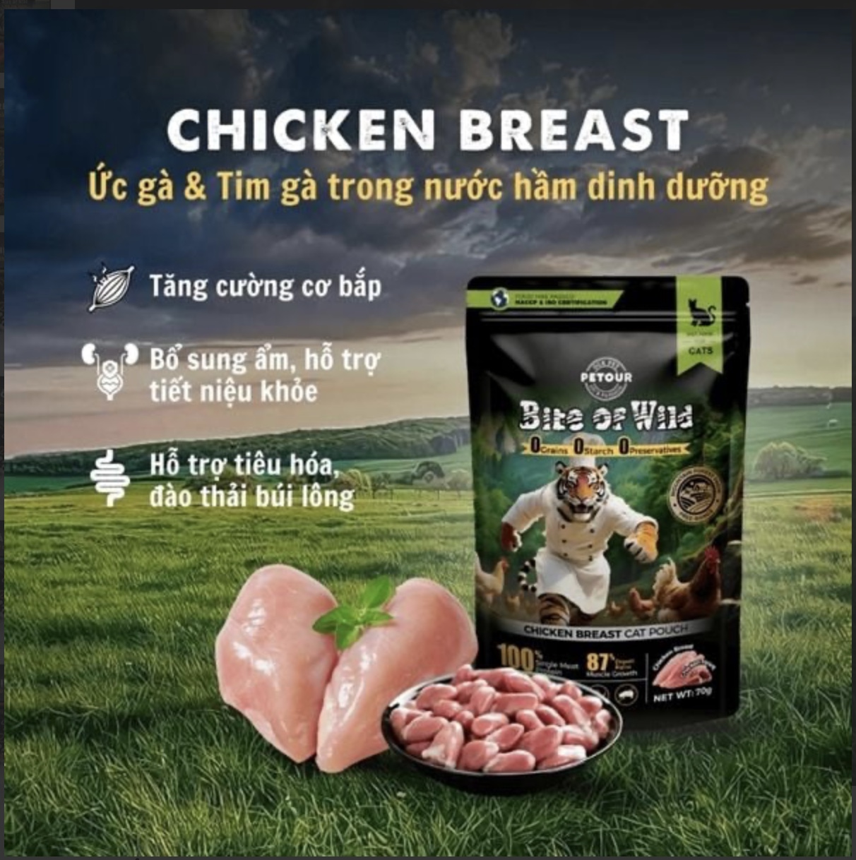Pate Bite Of Wild 70g