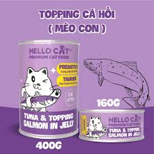 Pate Hello Cat lon 400g