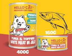 Pate Hello Cat lon 400g