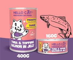 Pate Hello Cat lon 400g