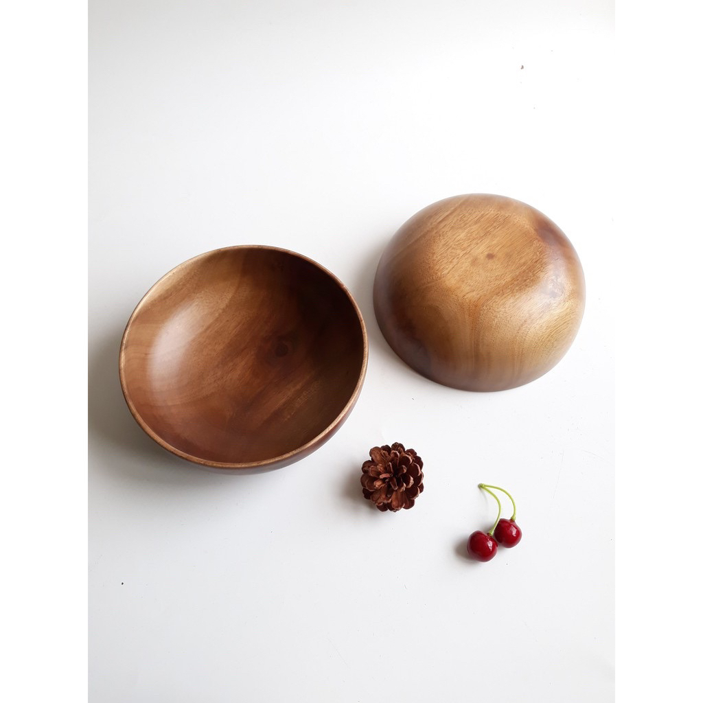 Bát gỗ keo 20x7cm
