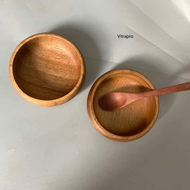 Bát gỗ keo 9x3cm