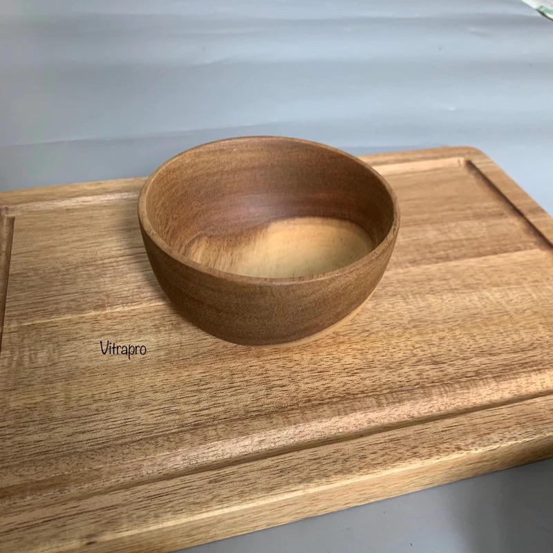 Bát gỗ keo 9x4.5cm