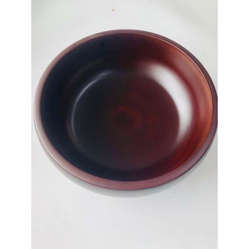 Bát gỗ xà cừ màu nâu đen 28x10cm