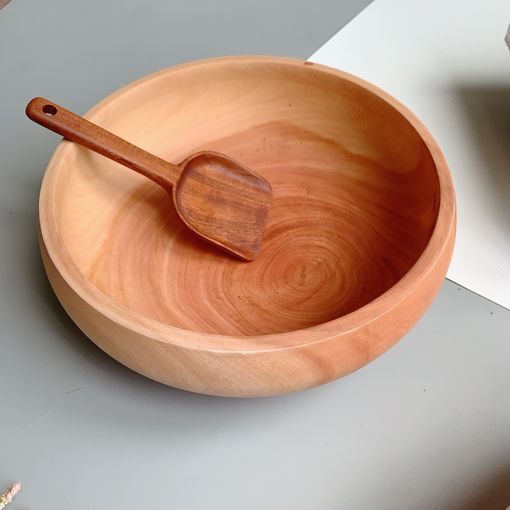 Bát tô gỗ xà cừ 28x10cm