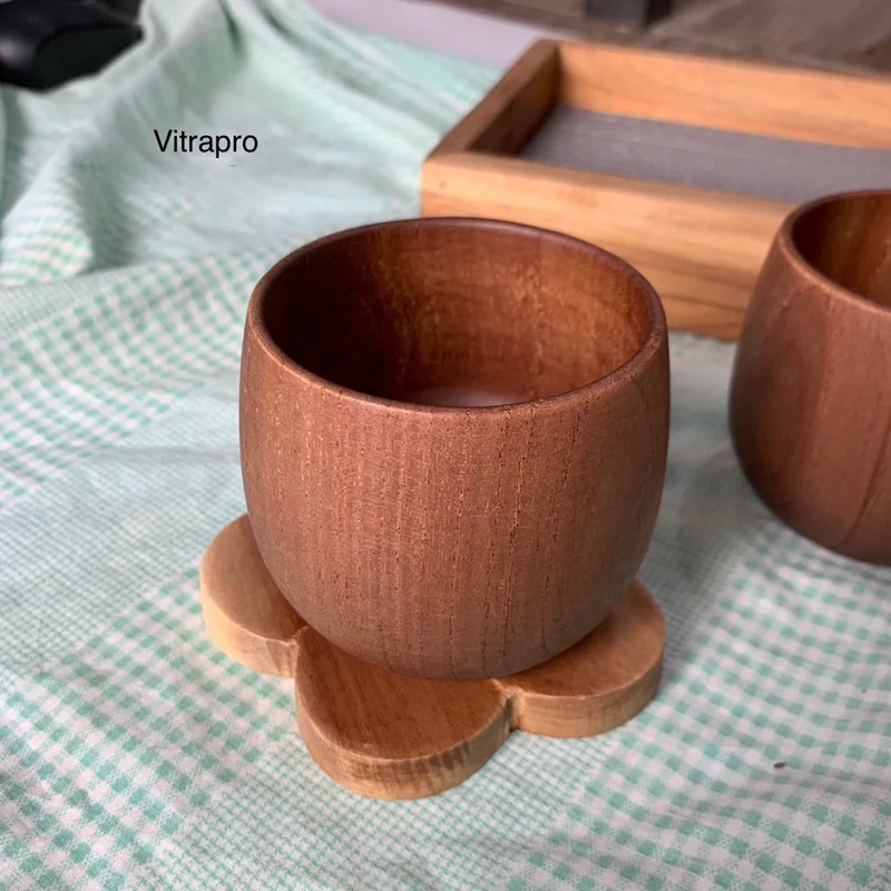 Cốc gỗ 7x7cm