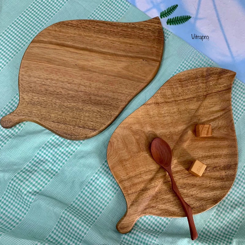 Khay lá gỗ keo