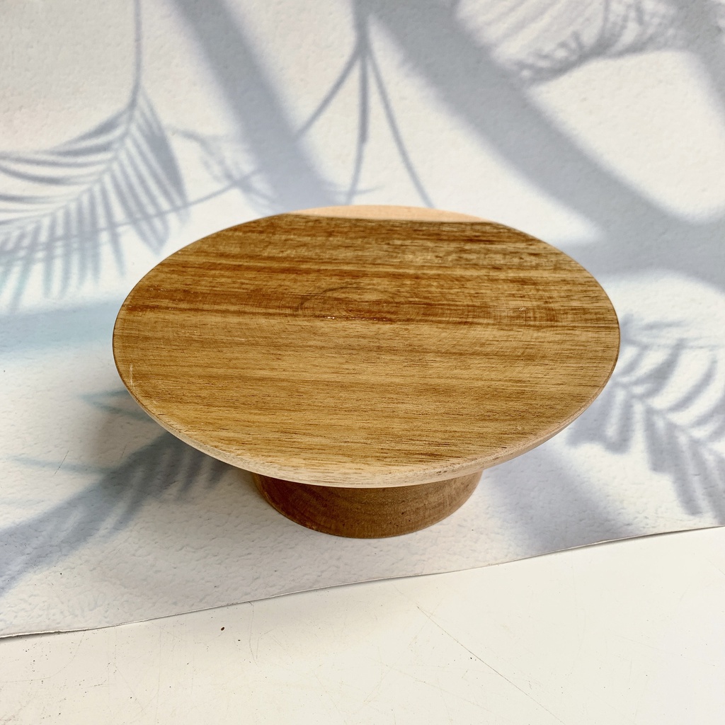 Mâm bồng gỗ keo