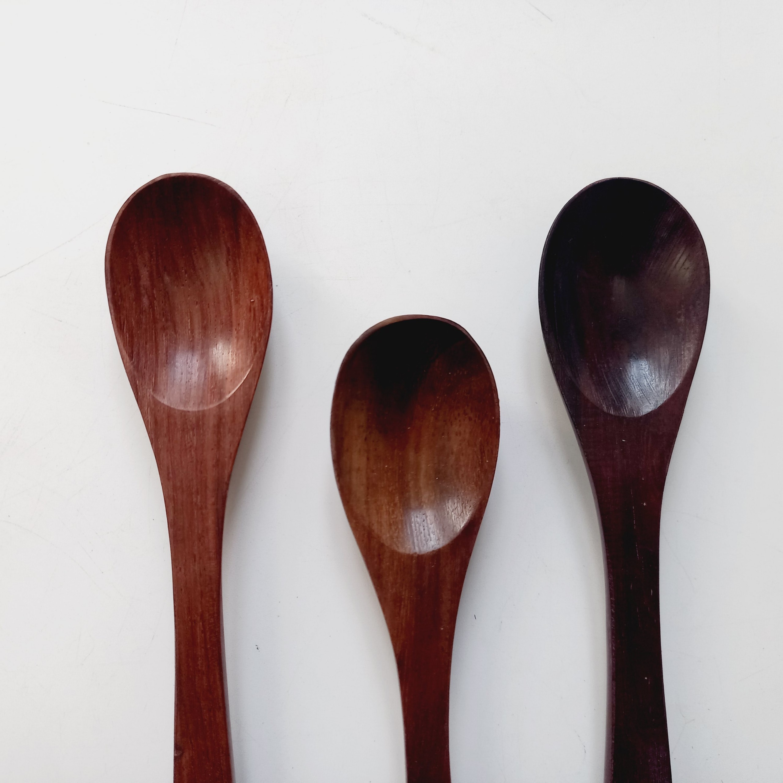 Thìa gỗ trắc 14cm