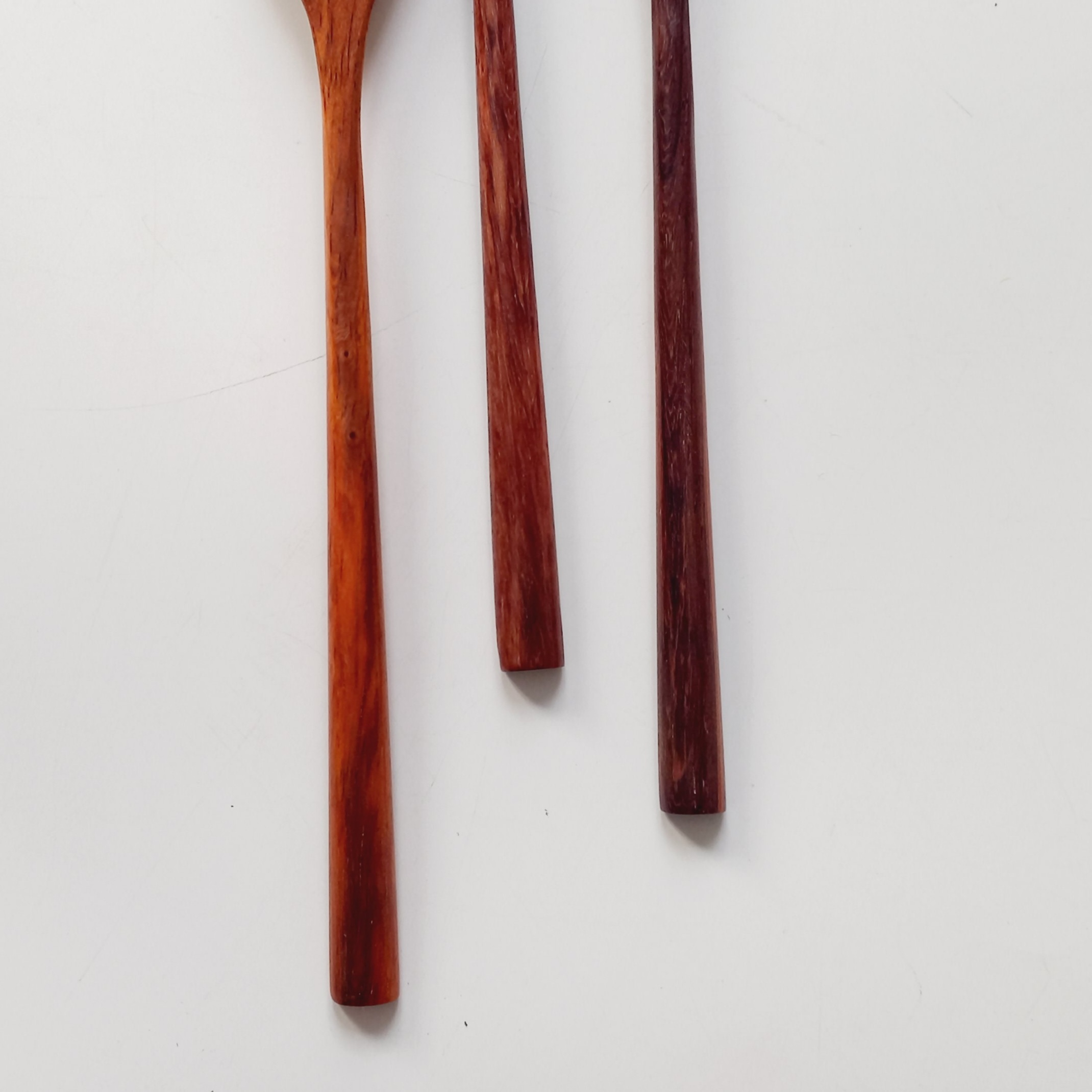 Thìa sinh tố gỗ trắc 19.5cm